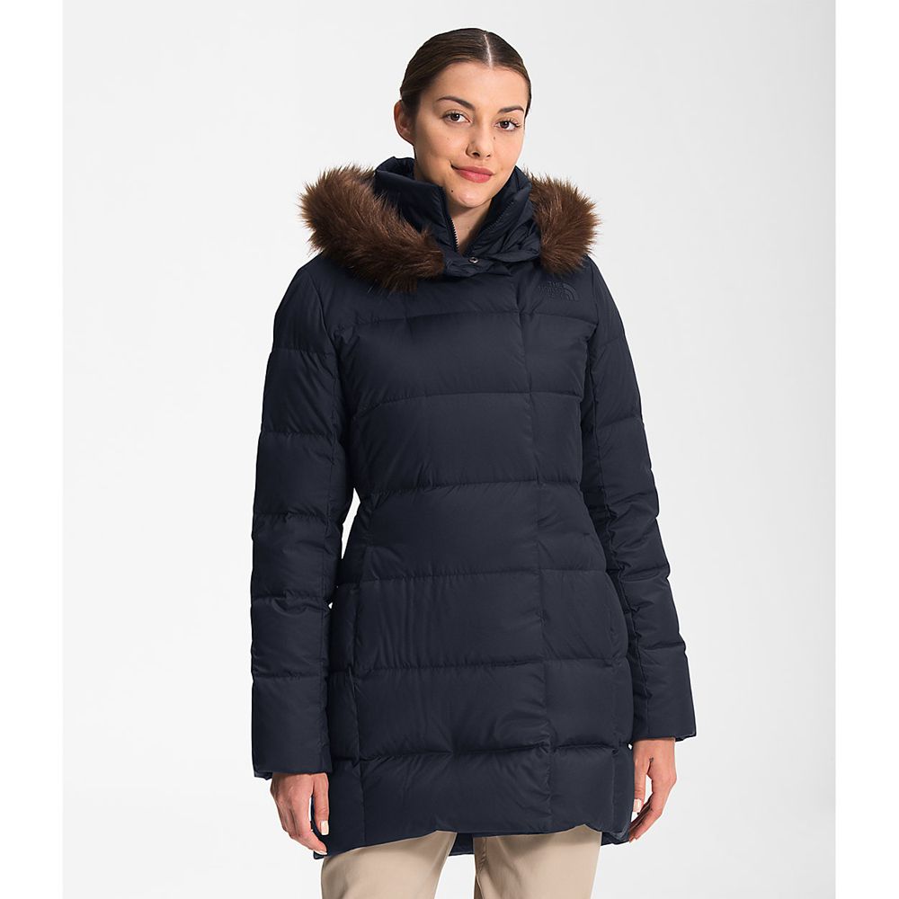 The North Face Parka Womens Australia - The North Face New Dealio Navy (JWX-563079)